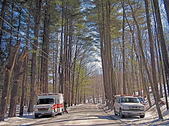 Apparatus Shot, Blue Heron Ice Rescue Drill